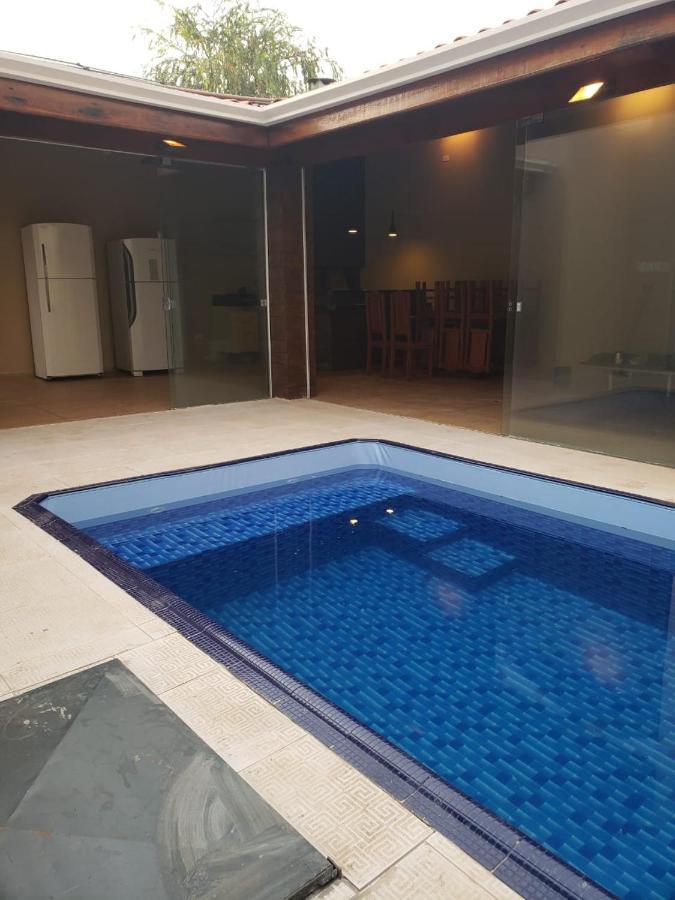 Villa Casa Temporada Olimpia 8 Pessoas Com Piscina Extérieur photo